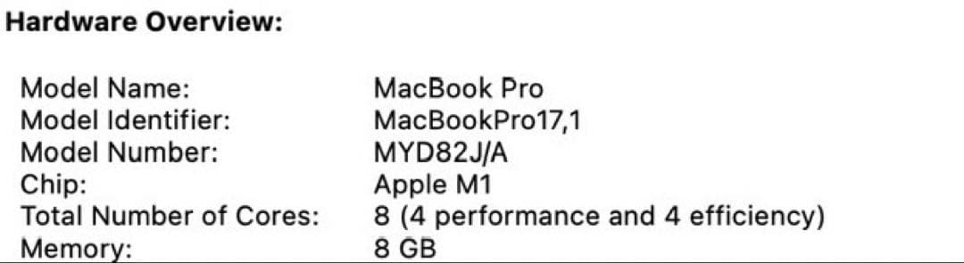 MacBook Pro M1 2020 13インチ 純正充電器・ケース付き