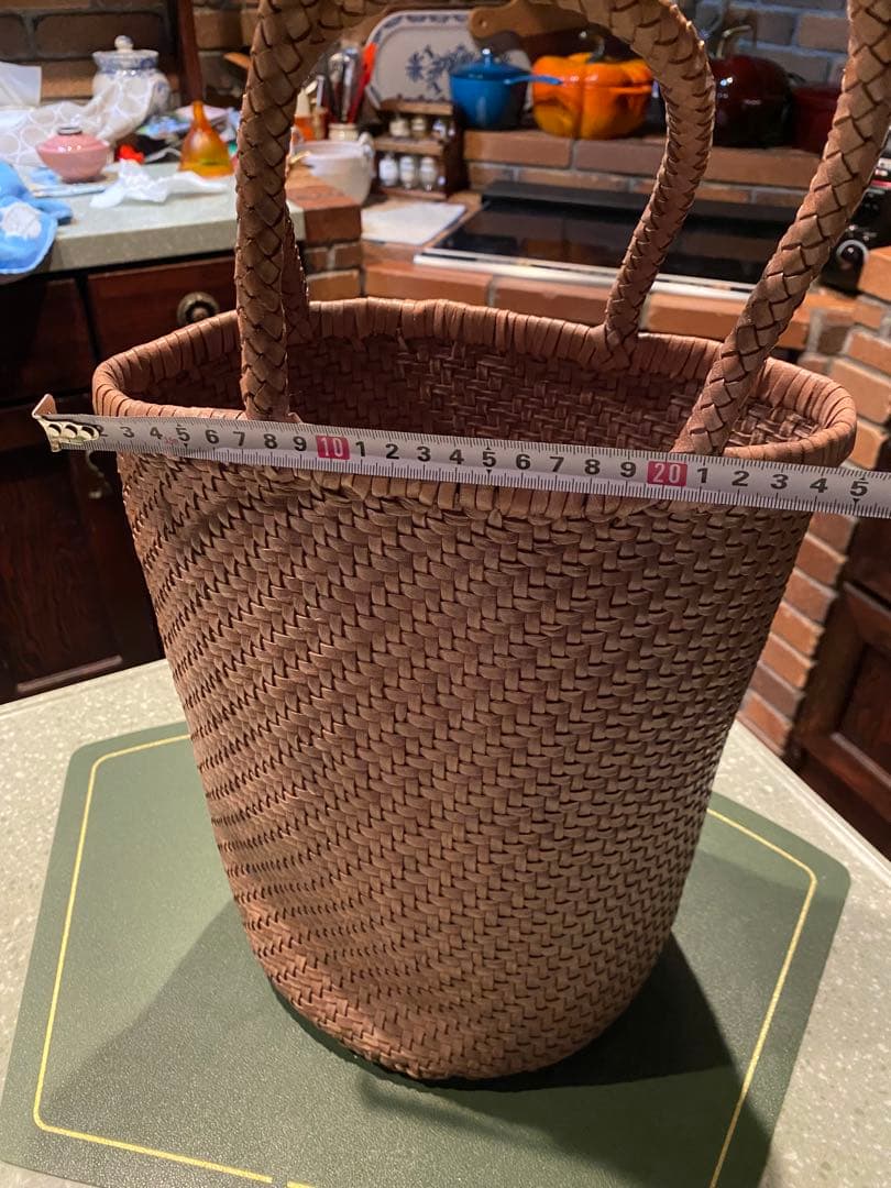 Plantation （プランテーション）皮メッシュバッグ