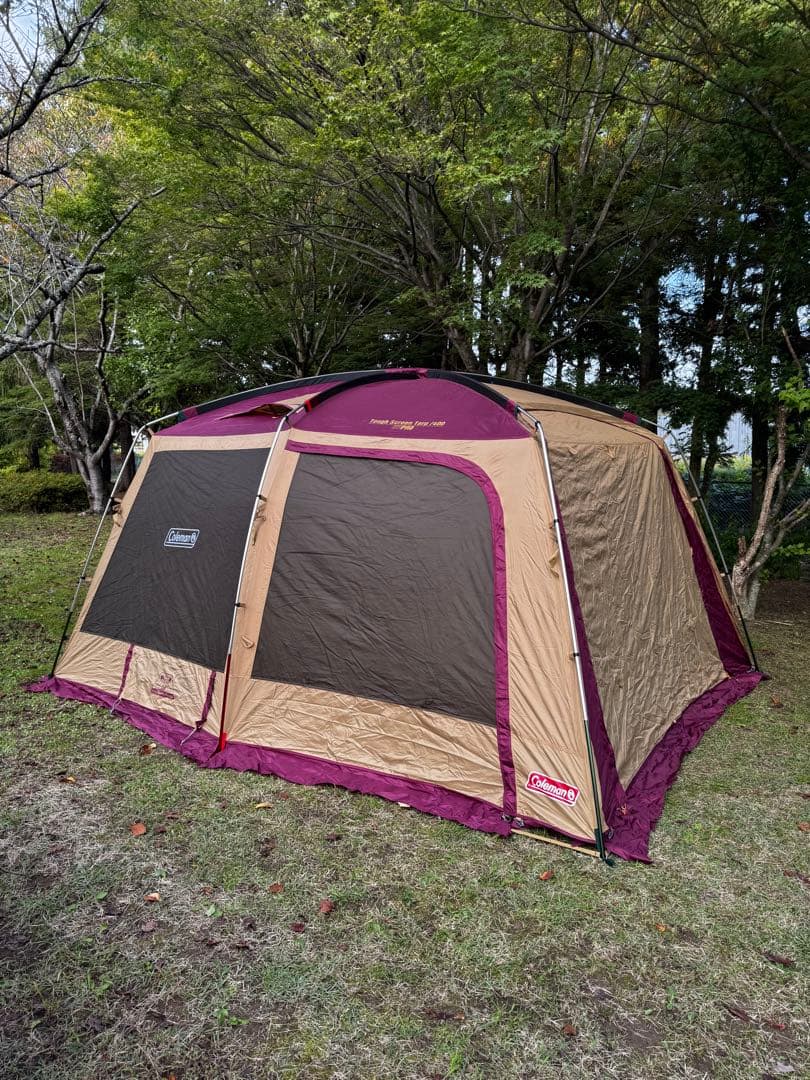 コールマン タフワイドドーム3025(テント)＆タフスクーンタープ400 連結可