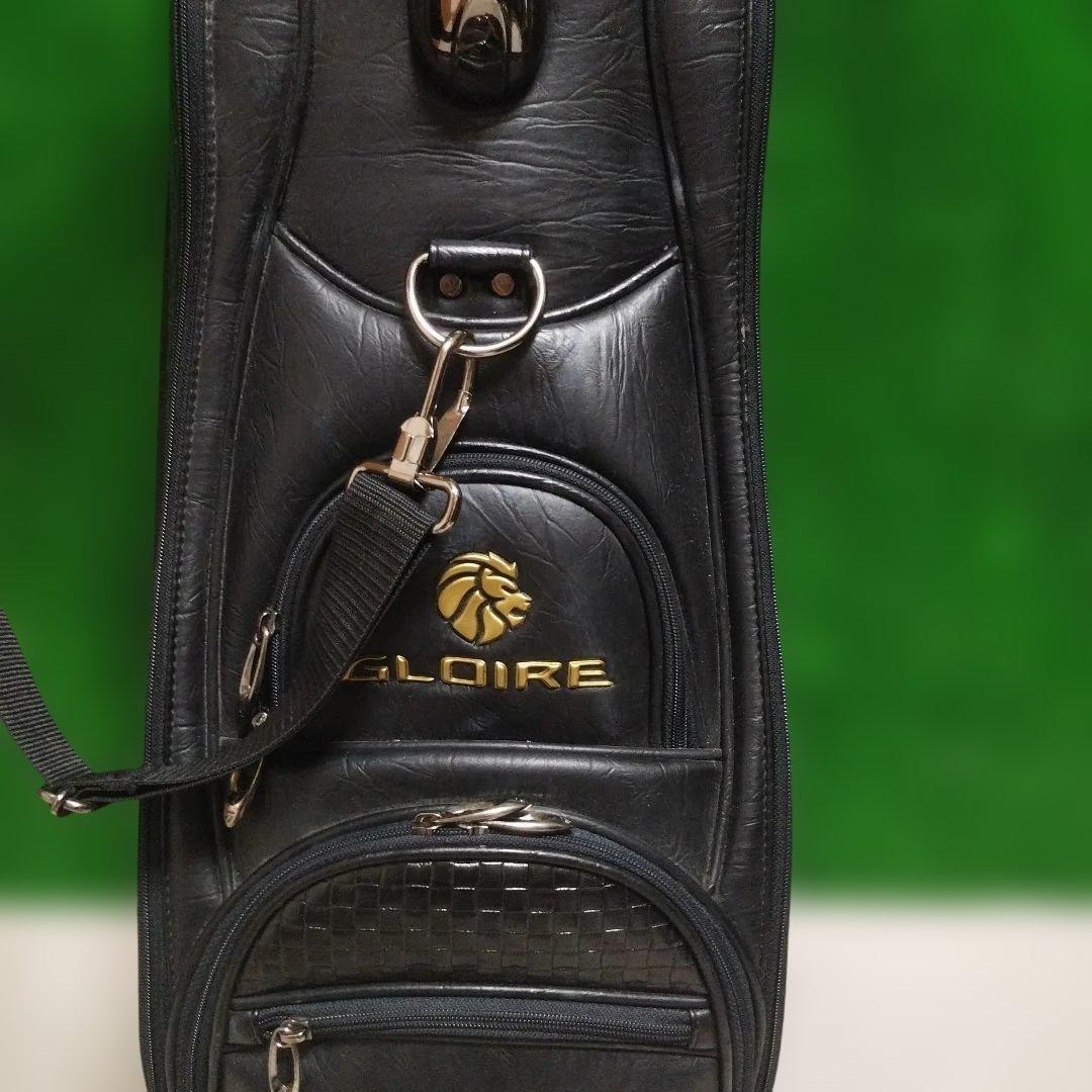 GLOIRE ゴルフキャディバッグ ブラック