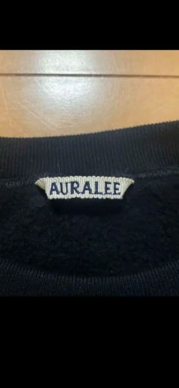 AURALEE ブラック スウェット サイズ3