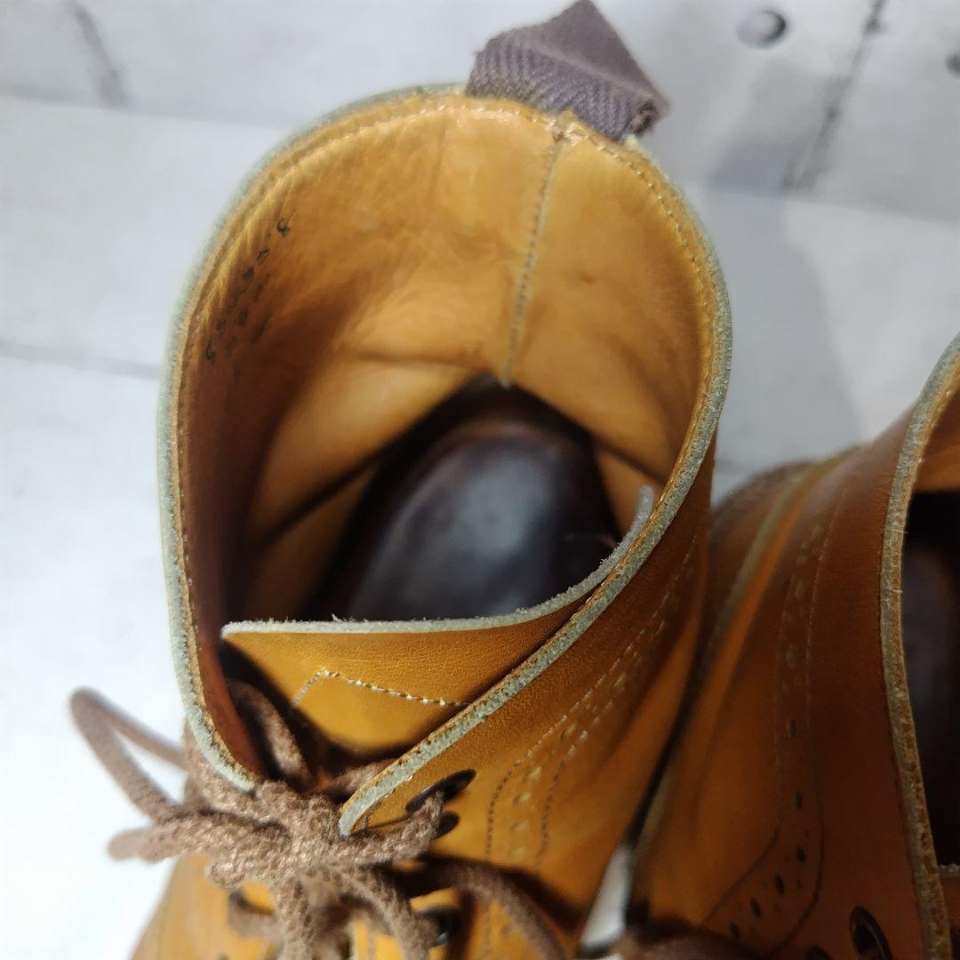 トリッカーズ カントリーブーツ 5411 UK6.5 英国製 ウイングチップ