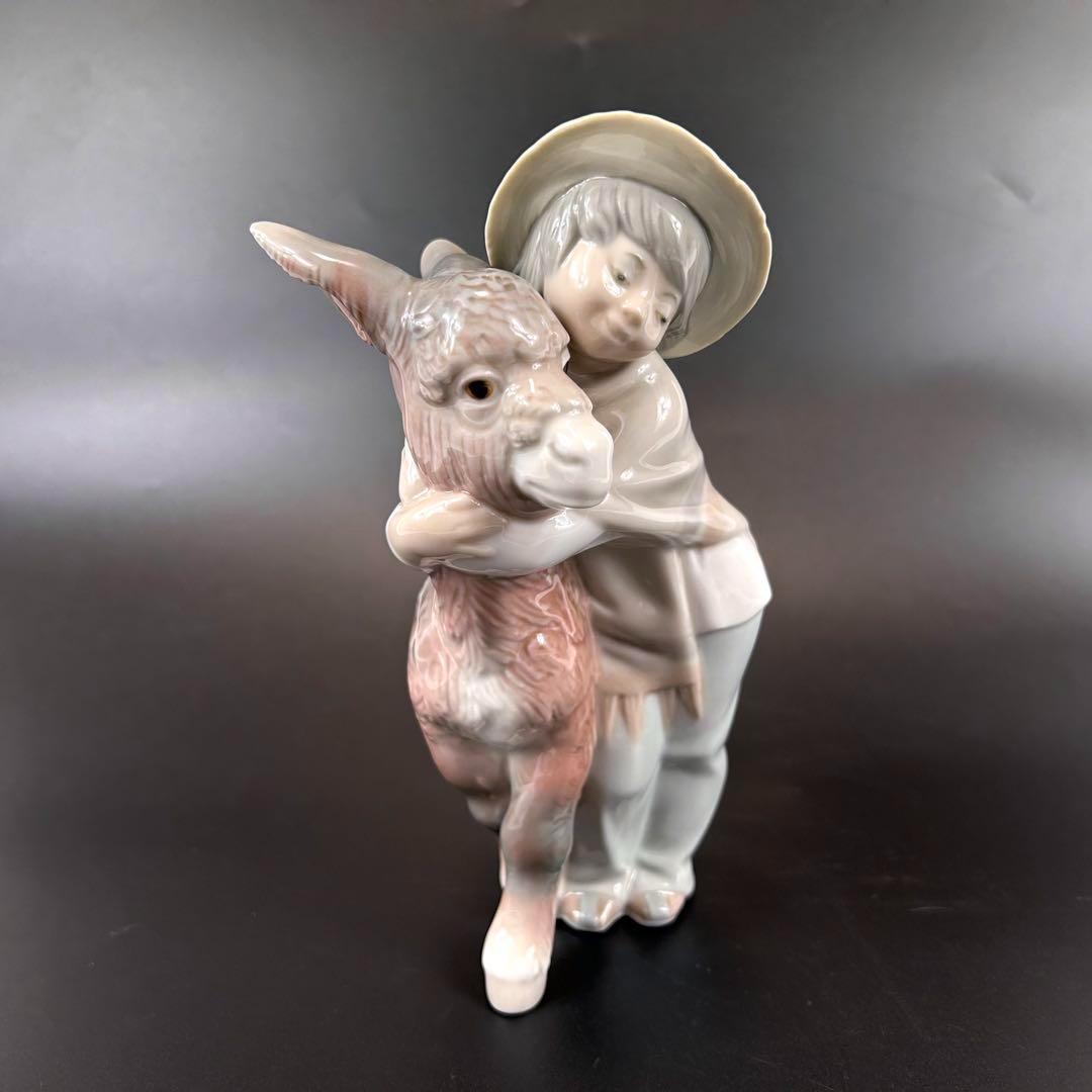 【極美品】リヤドロ　ロバと少年　置物　フィギュアリン　プラテロと私