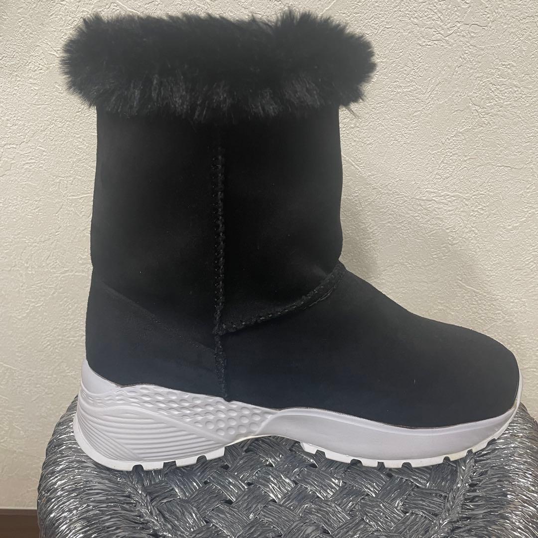 &LOVE 厚底 ビジュー もこもこ スニーカーブーツ　ゴージャス　L