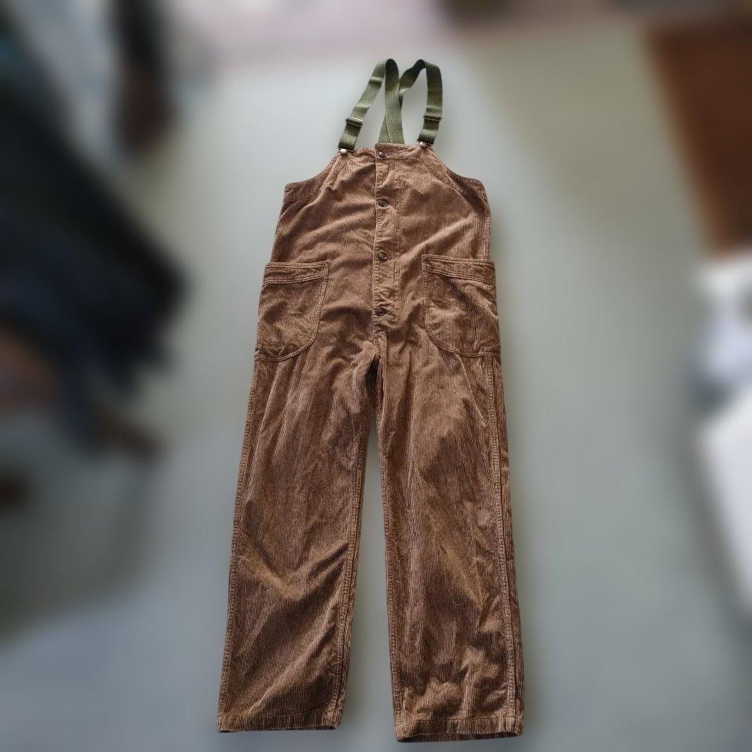 go hemp コーデュロイ オーバーオール