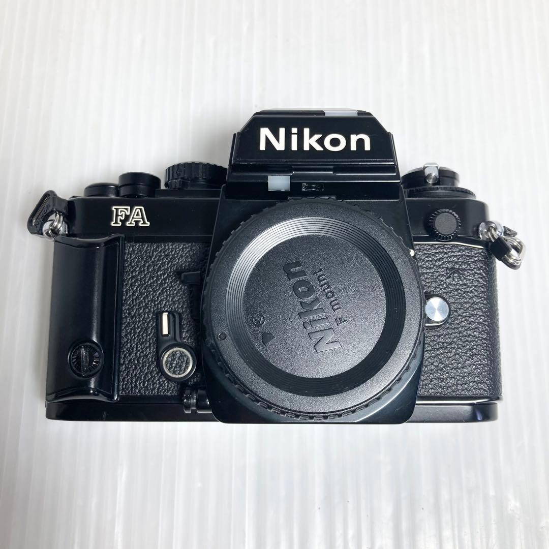 美品 完動品 Nikon FA フィルム一眼レフカメラ ブラックボディ