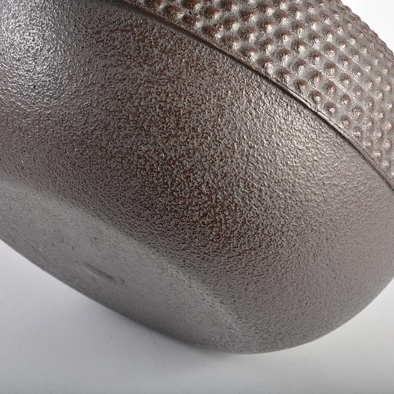 煎茶道具　釜師　佐藤清光作　霰文　鉄釜　鉄瓶　共箱　D　R5666C