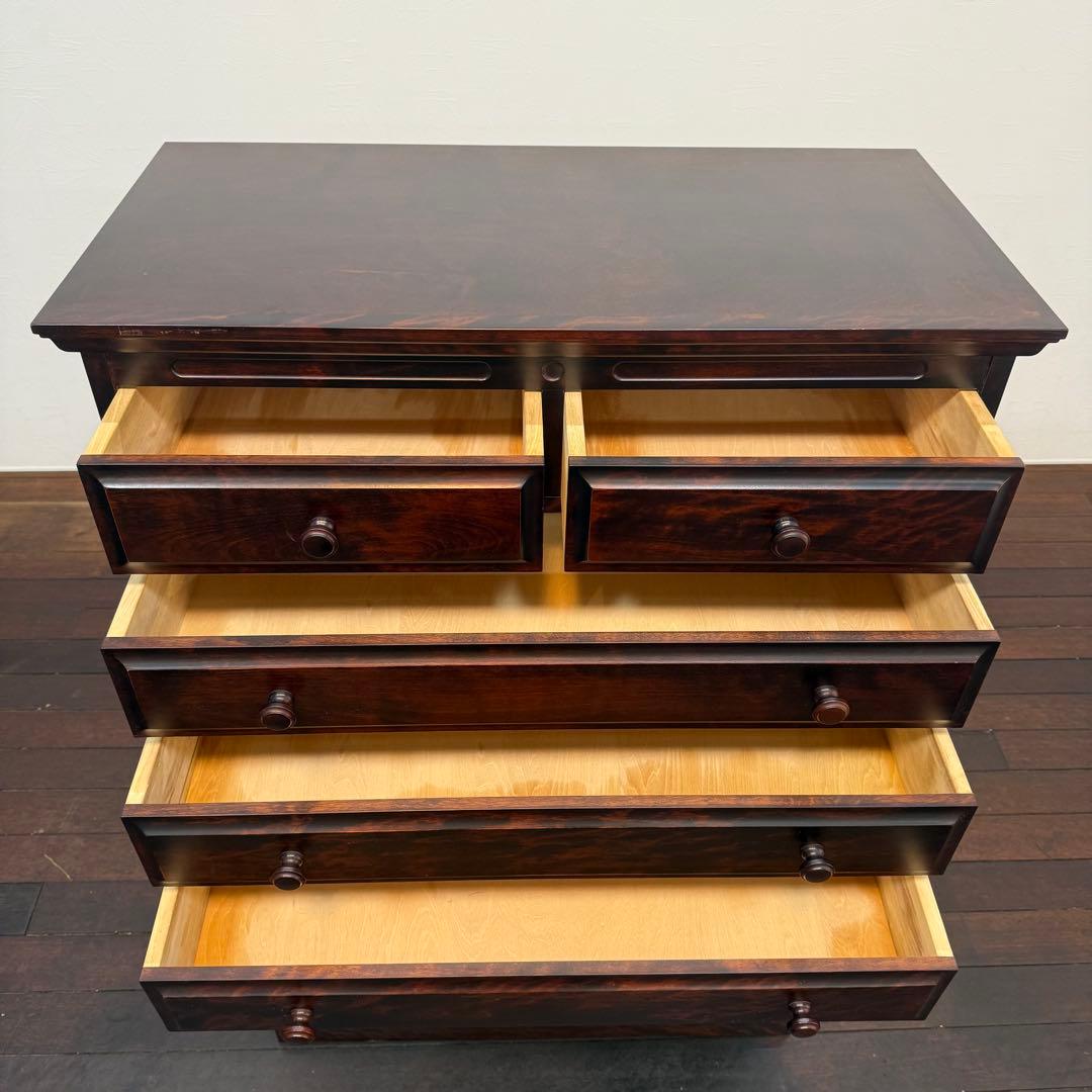 H112K40 神居民芸 7段チェスト 整理箪笥