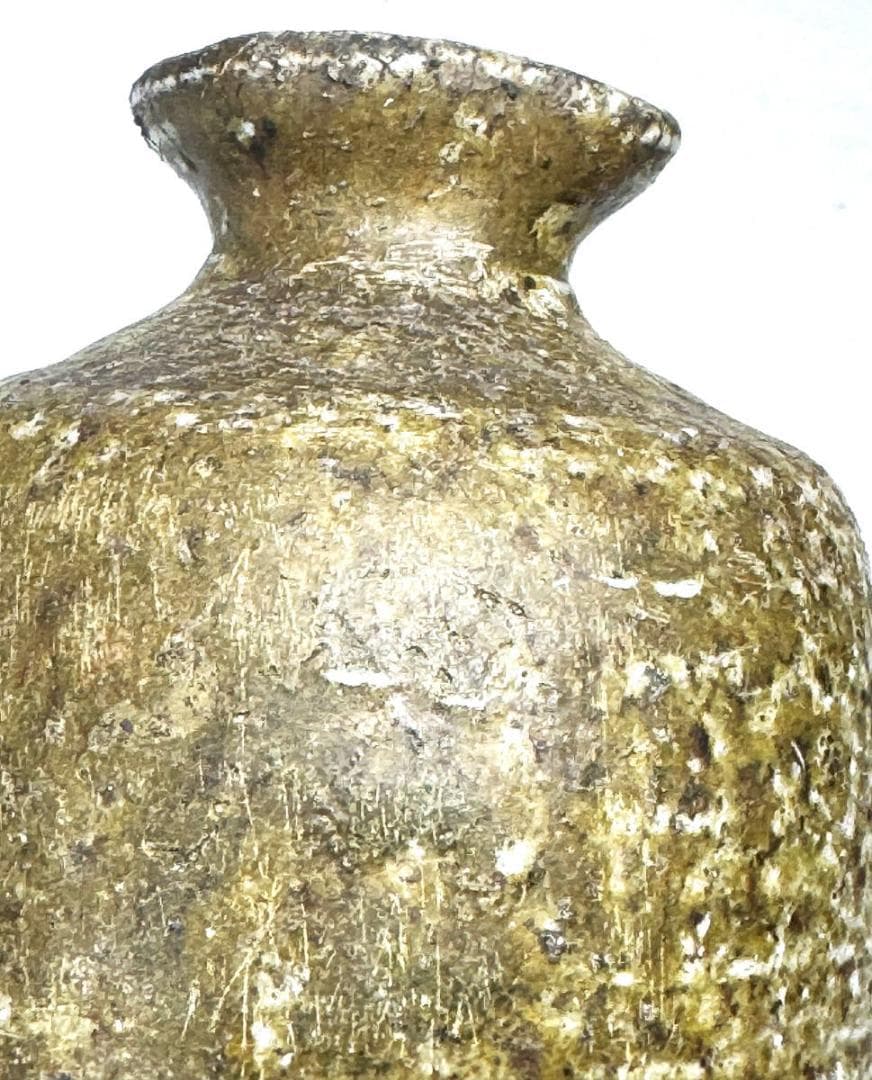 桃山〜江戸初期 古唐津 青唐津徳利 無傷 箱付 時代物 古美術 WWTT233