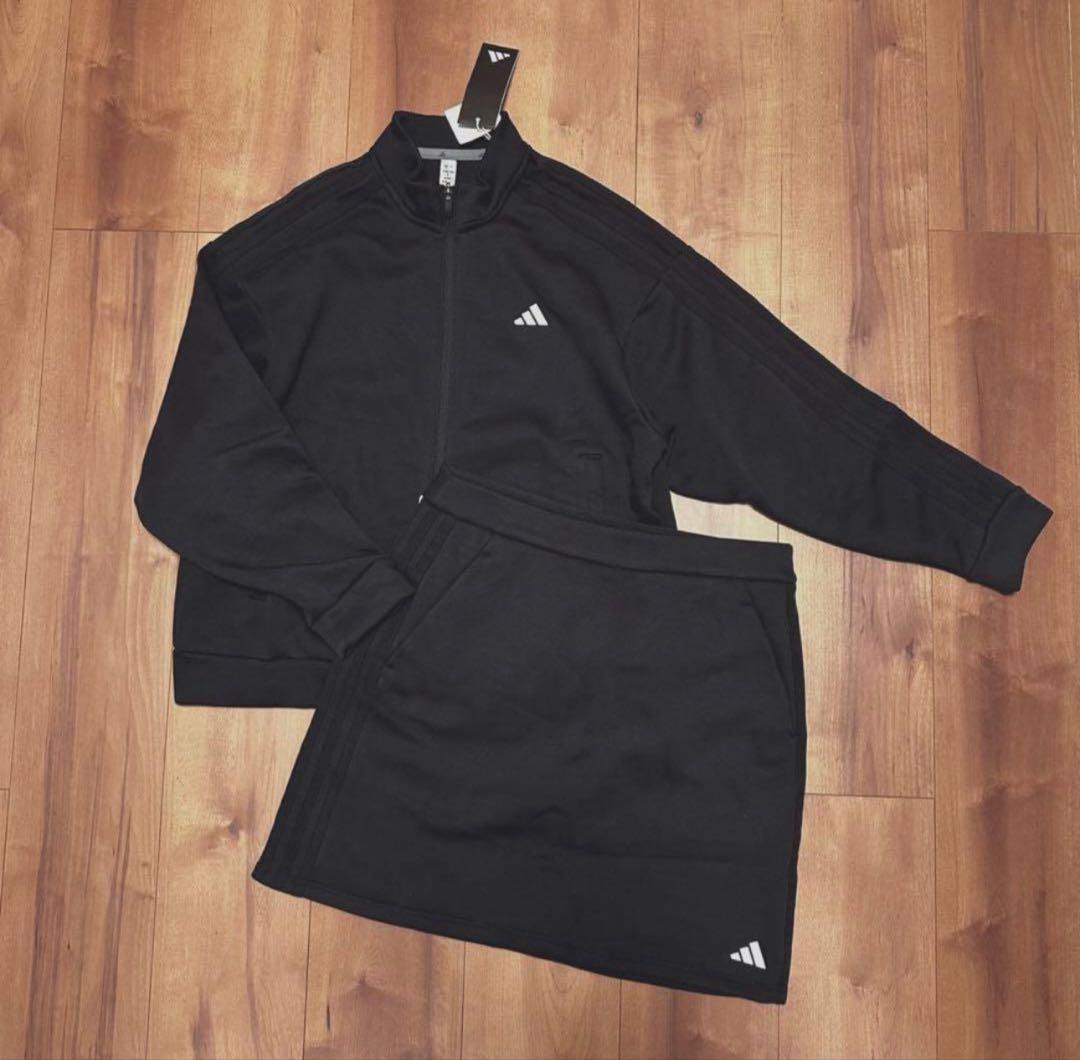 長袖　トレーナー　裏起毛　セットアップ　スリーライン　秋冬　ゴルフウェア　新品