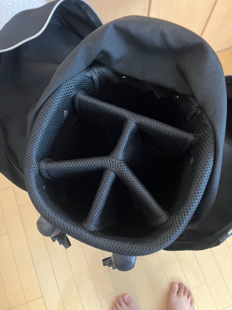 【ほぼ未使用】TYGJ golf キャディバッグ スタンド型 ブラック/ブルー