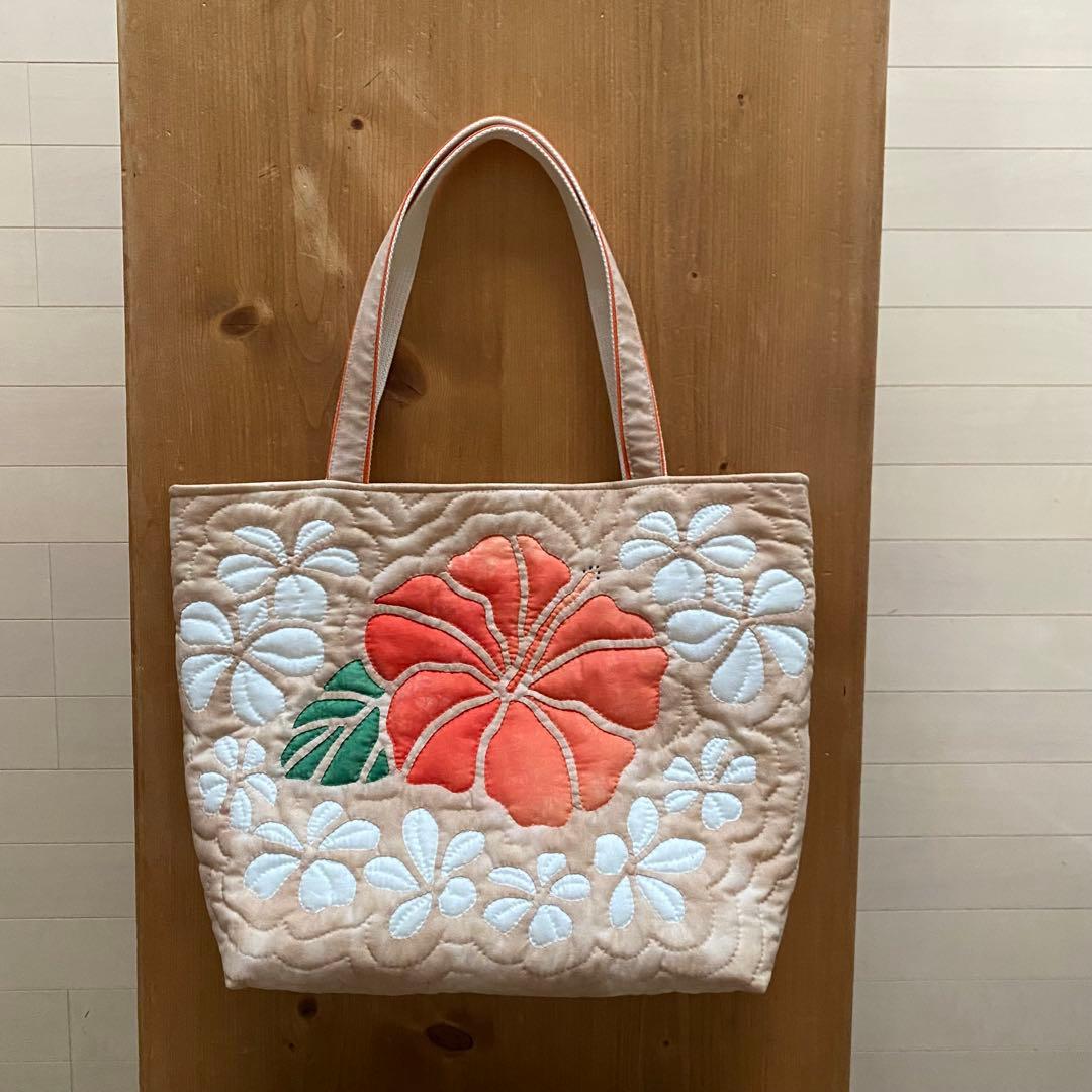 ◆mritoru31◆ハワイアンキルト◆トートバッグ