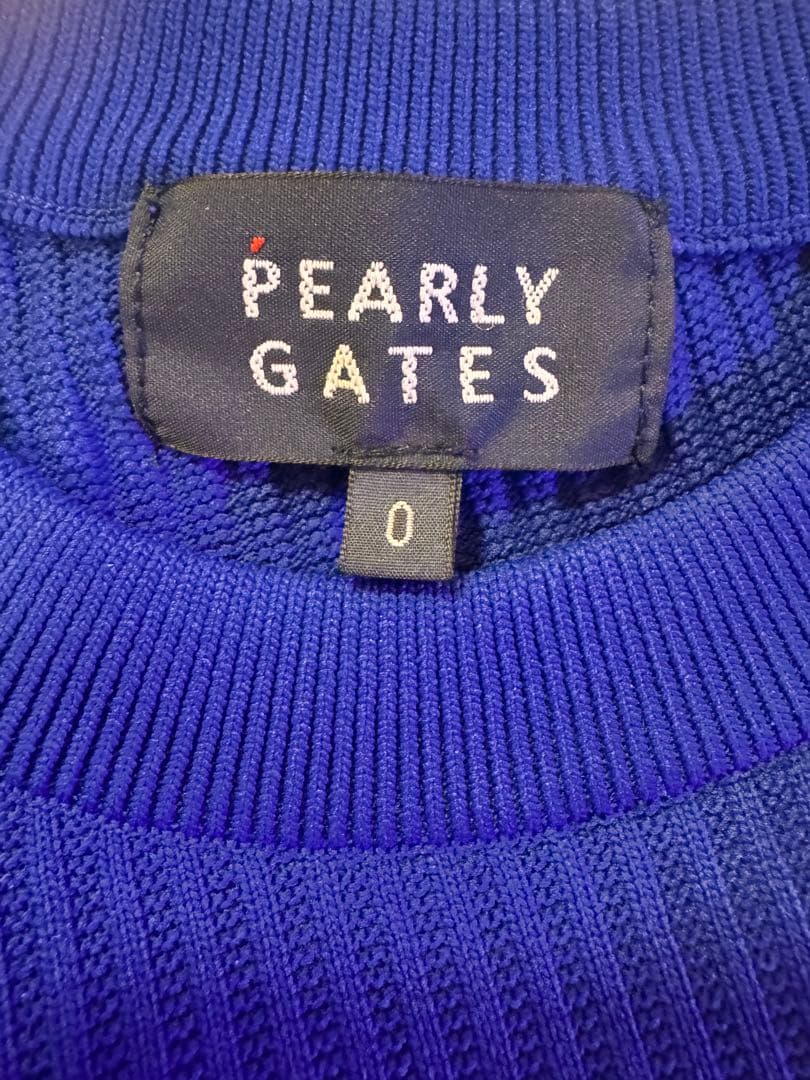PEARLY GATESパーリーゲイツ ゴルフウェア ニット セーターブルー Ｓ