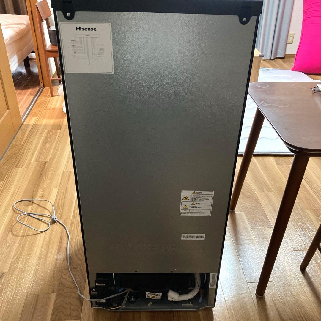 【送料無料】ハイセンス冷凍冷蔵庫135L LED照明自動霜取り機能付2023年製