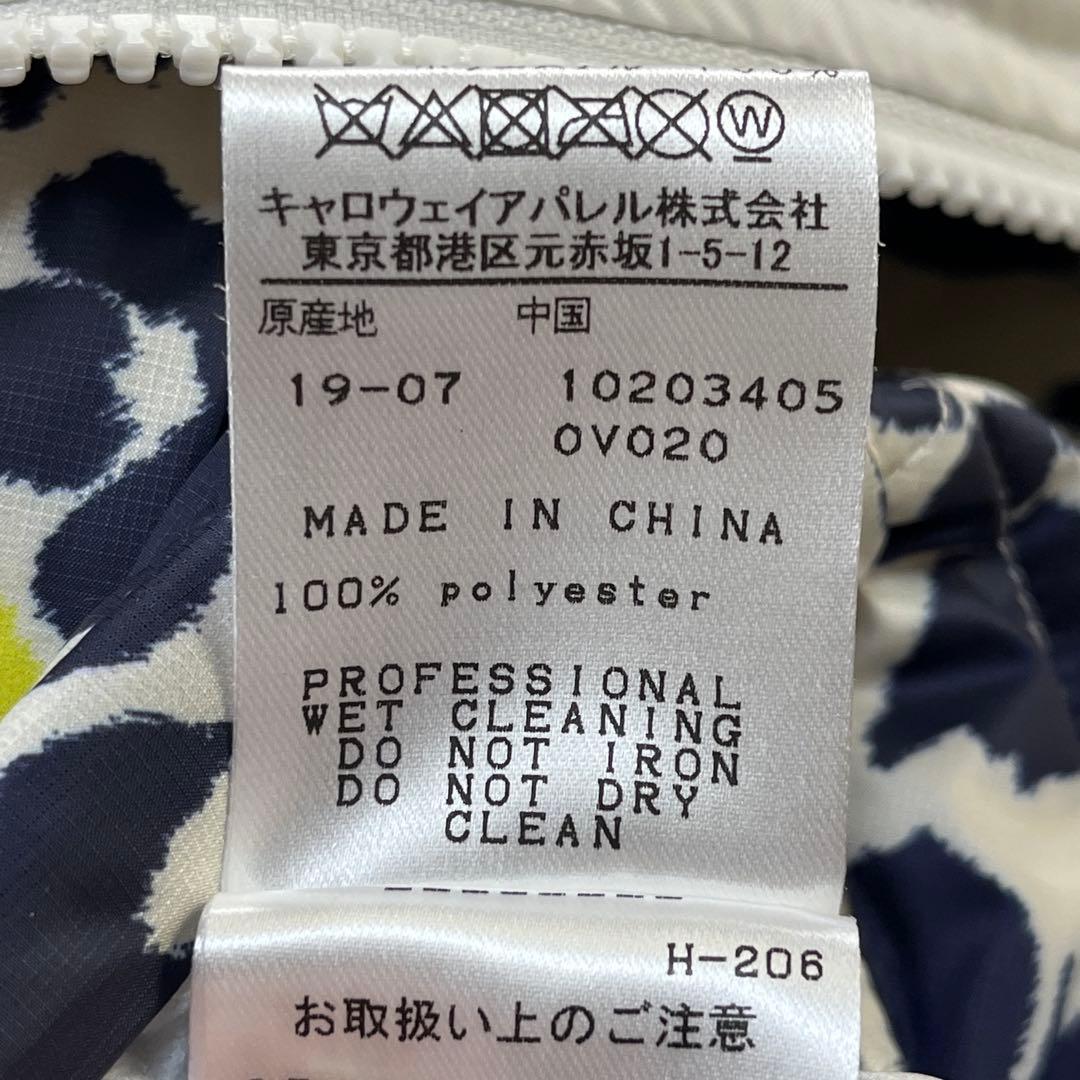 極美品♪キャロウェイ　2way リバーシブル　MA-1 花柄ダウンジャケット　L