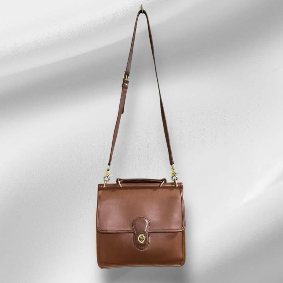 COACH オールドコーチ ターンロック ハンドバッグ 2way