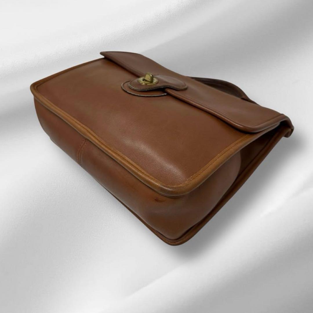 COACH オールドコーチ ターンロック ハンドバッグ 2way