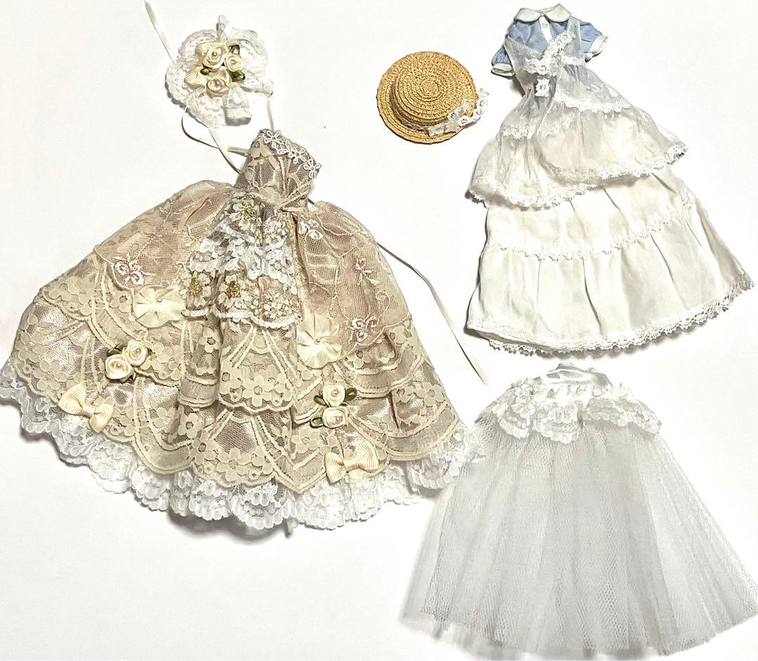 1/6ドール用ドレスセット　ハンドメイド