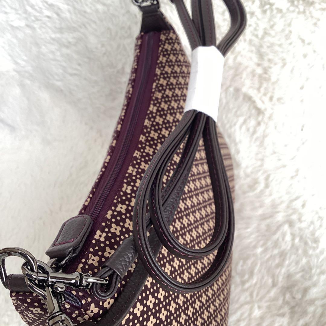 未使用 印傳屋 INDEN-YA 5ポシェット ショルダーバッグ ハンドバック