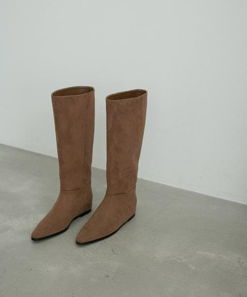 ルン ADAM ET ROPE' 【撥水】インヒールロングブーツ 24.5