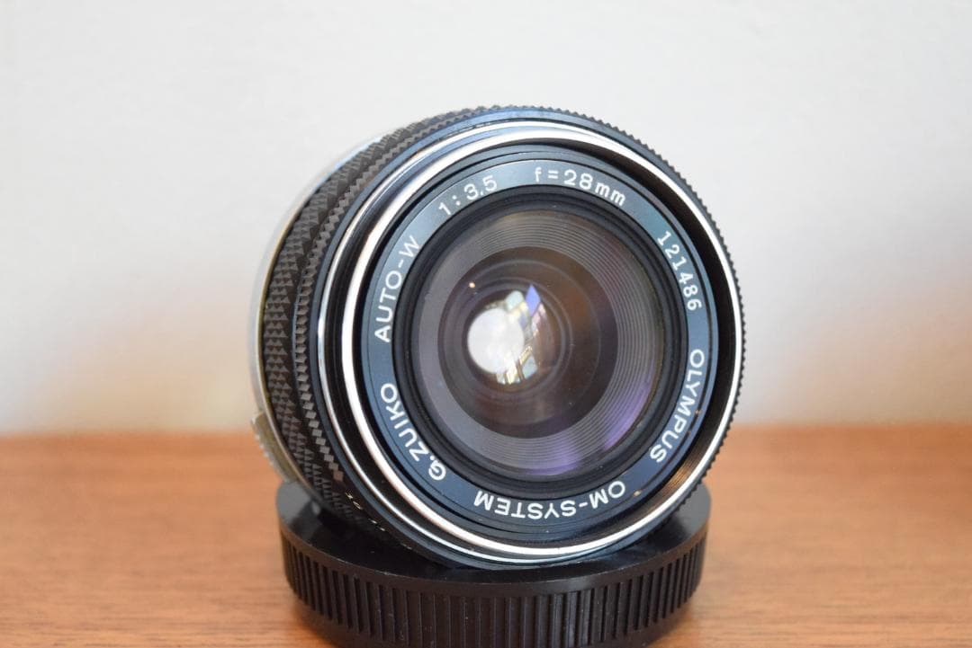 ③プリズム交換済 OM-1 28mm 広角レンズ OLYMPUS オリンパス
