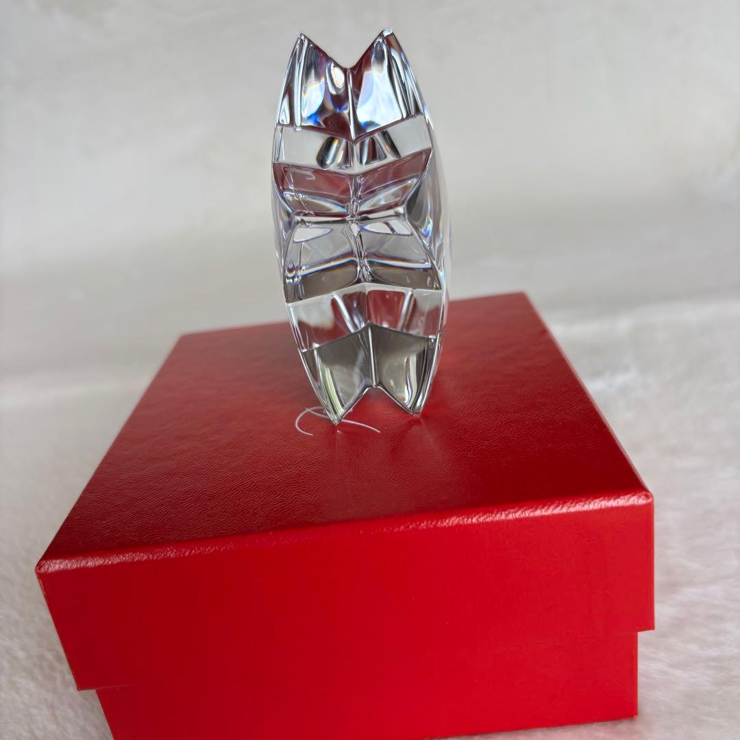 未使用Baccarat バカラ Zinzinザンザンスター ペーパーウェイト