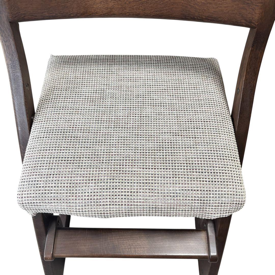 カリモク家具 デスクチェア CU1007 オーク材 学習椅子 高さ調節可