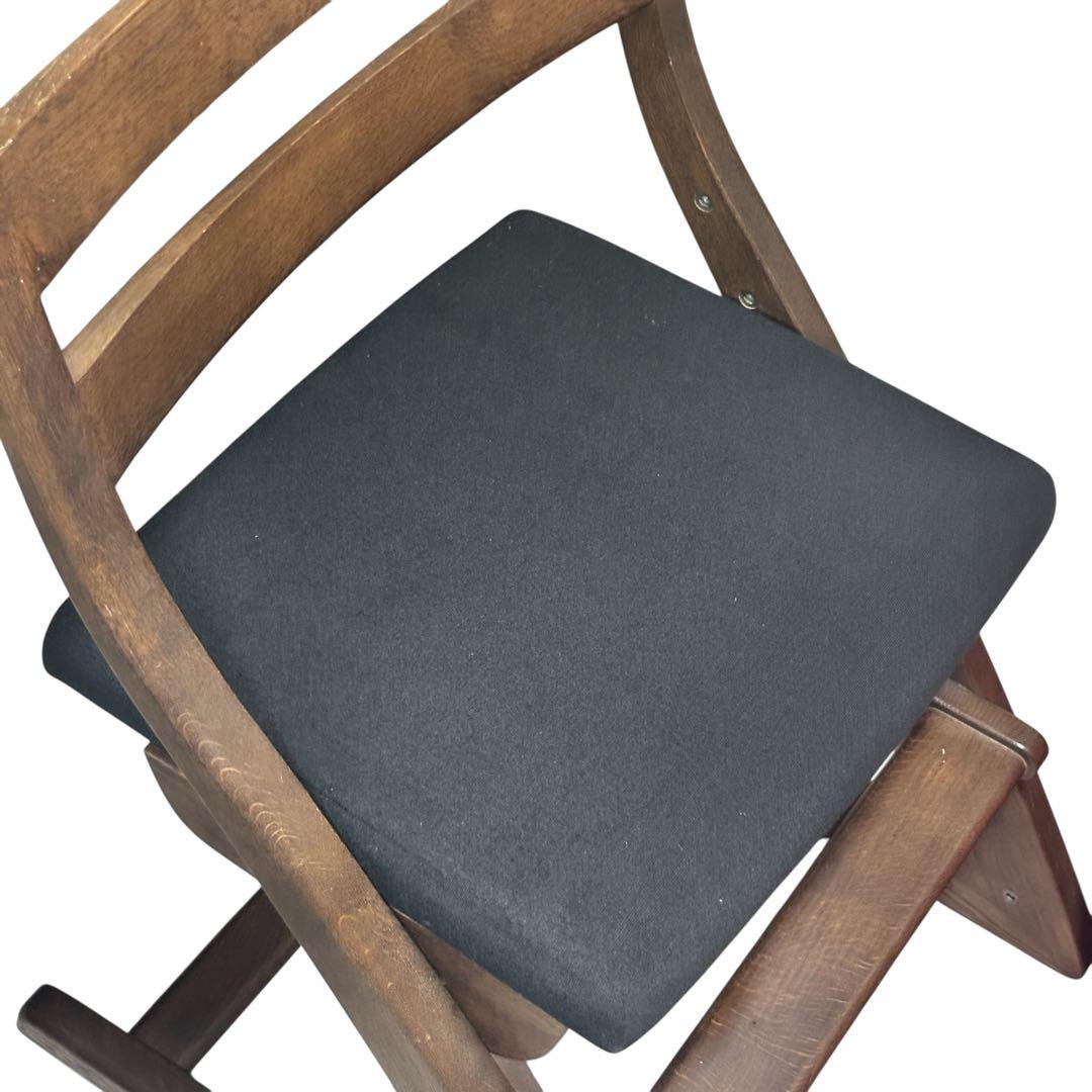 カリモク家具 デスクチェア CU1007 オーク材 学習椅子 高さ調節可