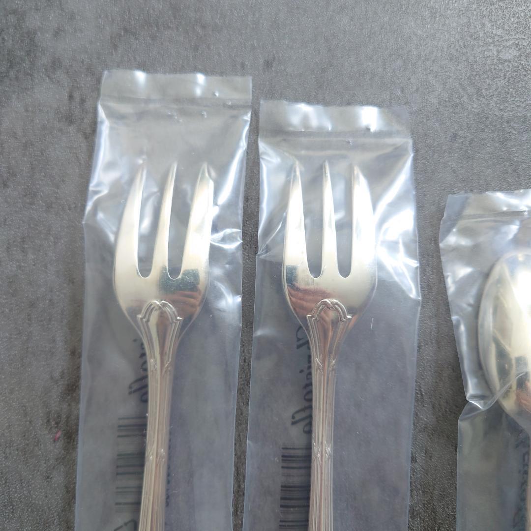 クリストフル リュバン ケーキフォーク コーヒースプーン 未開封 4点 紙箱入り