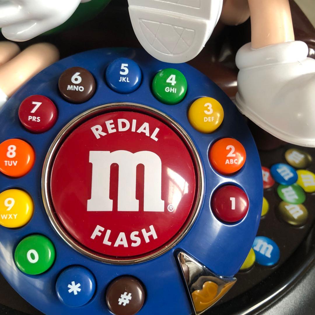 新品箱付きデッドストックアメリカUSA限定ビンテージM&Msフィギュア電話機