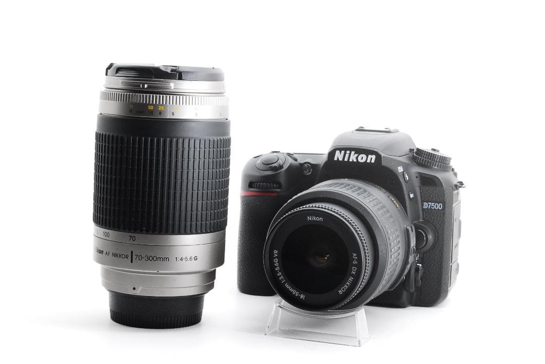 【実用向け高性能】Nikon D7500 標準＋望遠ズームセット Wi-Fi対応