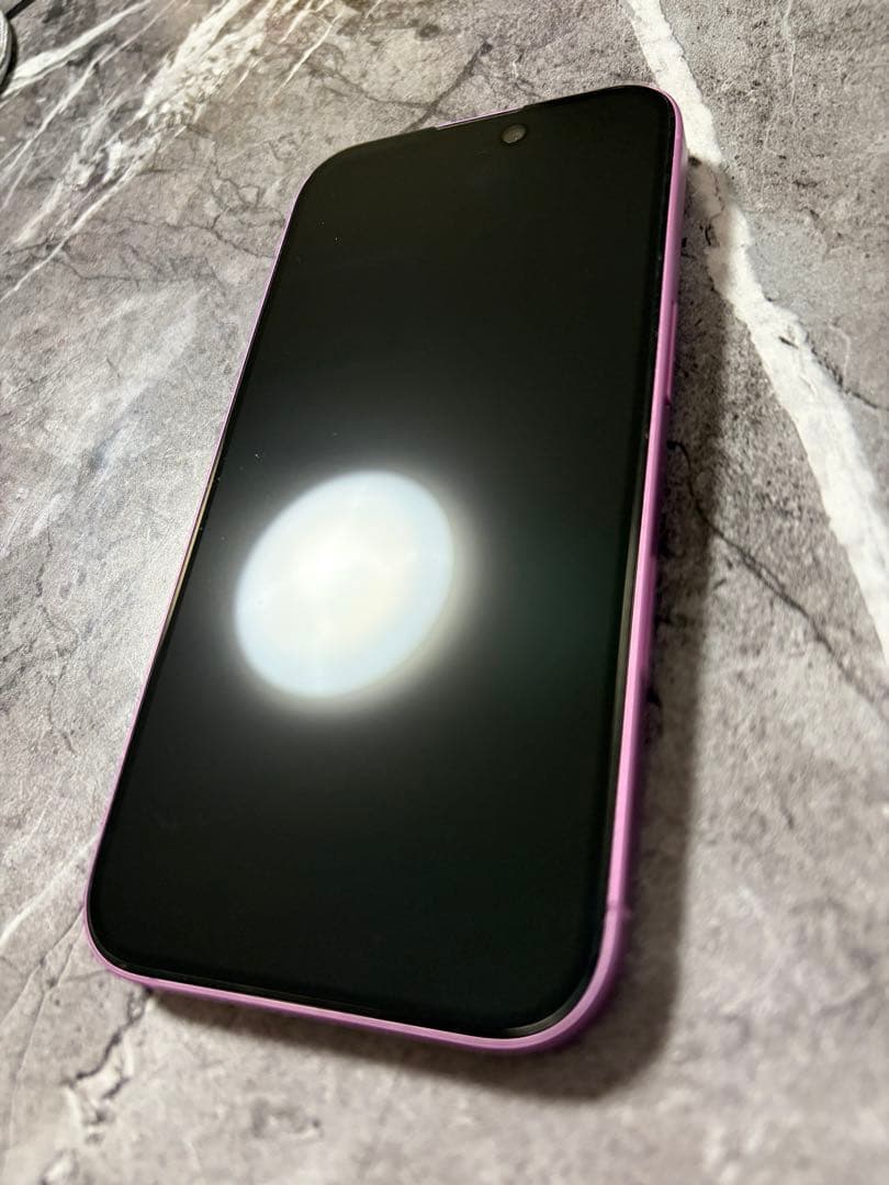 【中古】電池残量良　Apple iPhone 16 ピンク本体 128GB