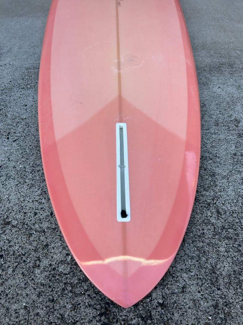 CRAFT 9'2\" ロングボード 字原三喜男シェイプ クラフト 茅ヶ崎 ピンク