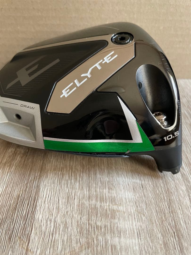【訳あり】ELYTE ドライバー 10.5度　ヘッドのみ　キャロウェイ 破損あり
