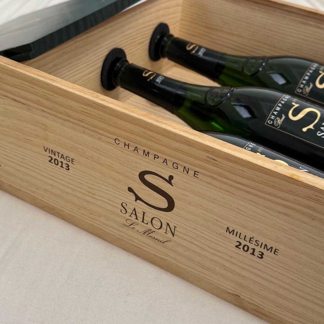 SALON シャンパン 2007ヴィンテージ 3本セット箱入り(箱は2013年)