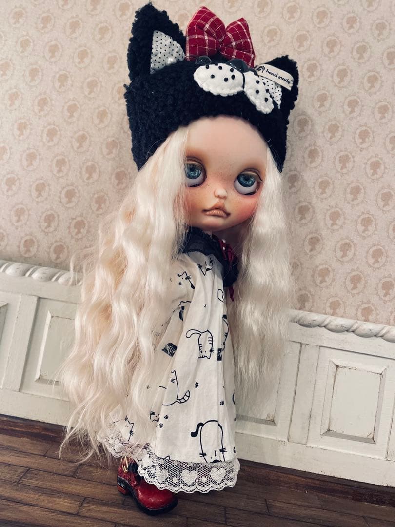 カスタム アイシードール 頭皮付きモヘア アウトフィット付属