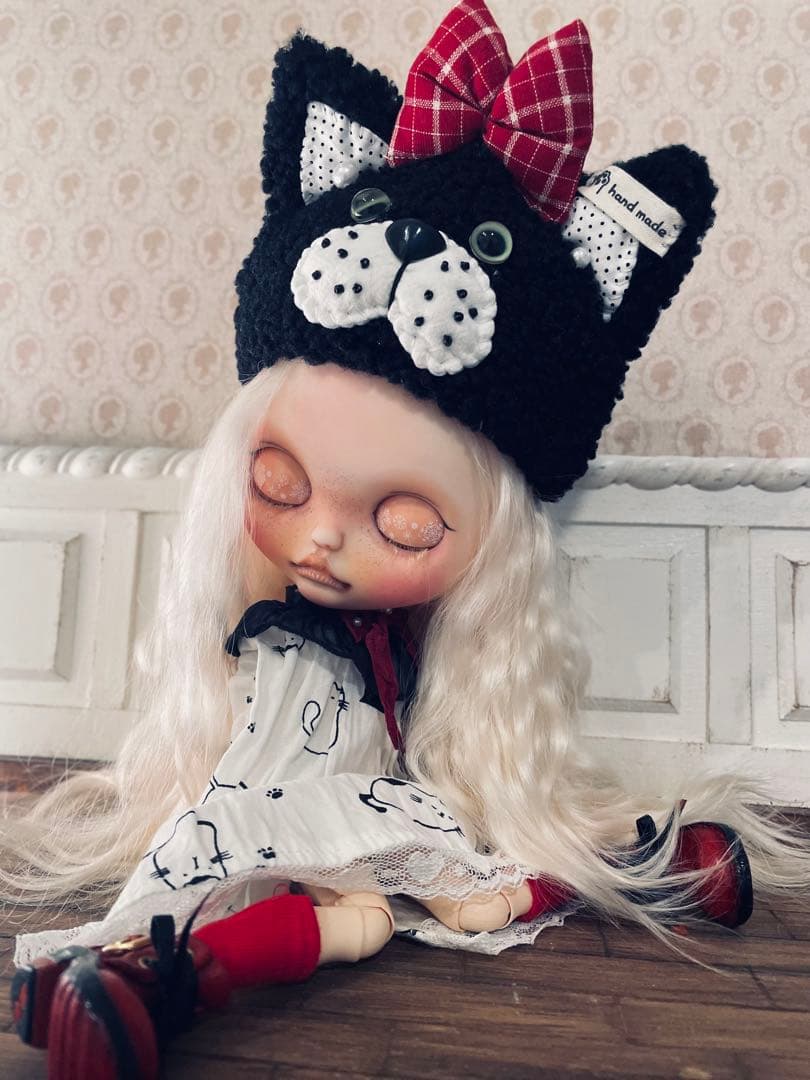 カスタム アイシードール 頭皮付きモヘア アウトフィット付属