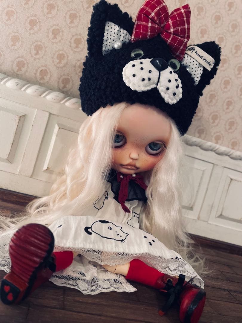 カスタム アイシードール 頭皮付きモヘア アウトフィット付属