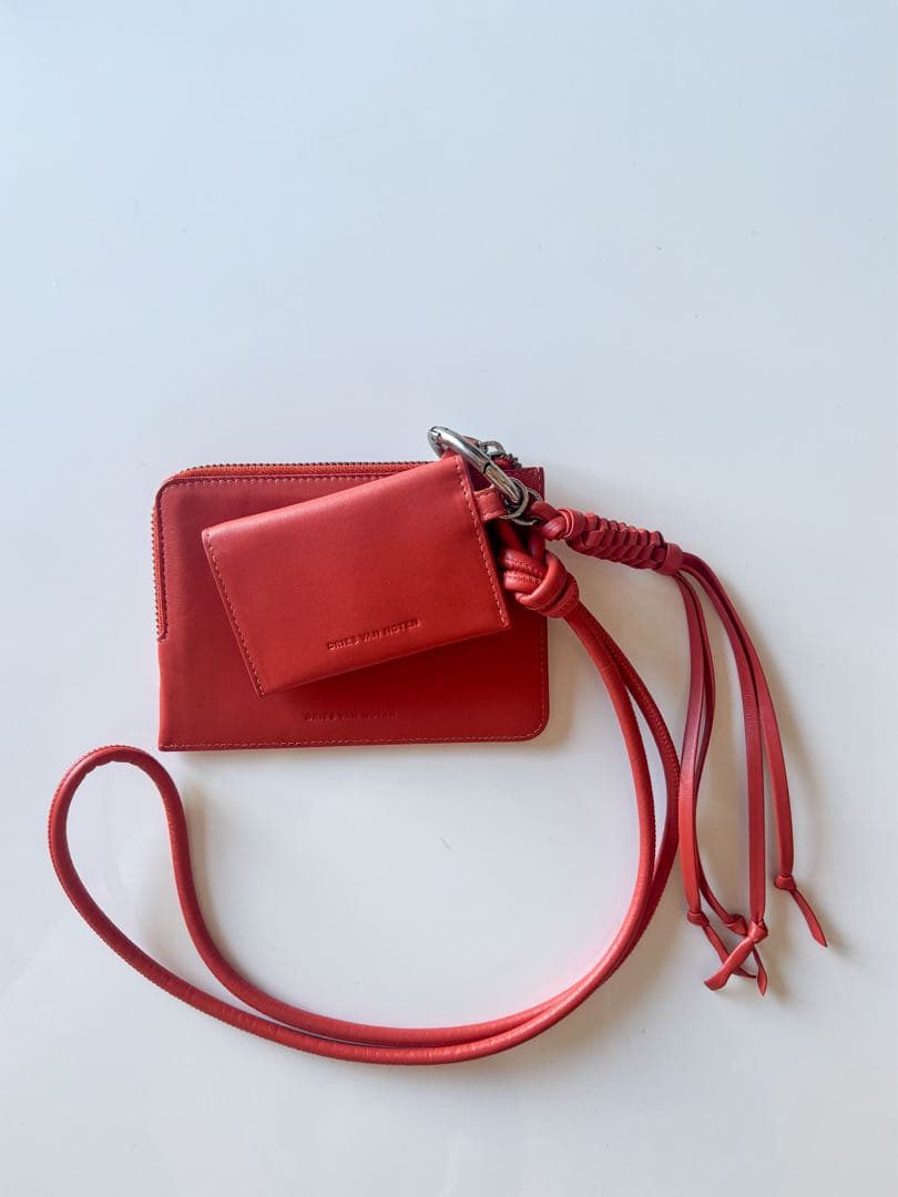 22SS DRIES VAN NOTEN ネックストラップ レザーバッグ