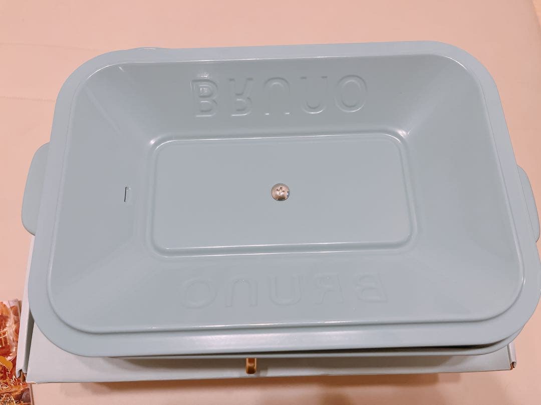 【美品】ブルーノ コンパクトホットプレート本体 プレート3種BOE021