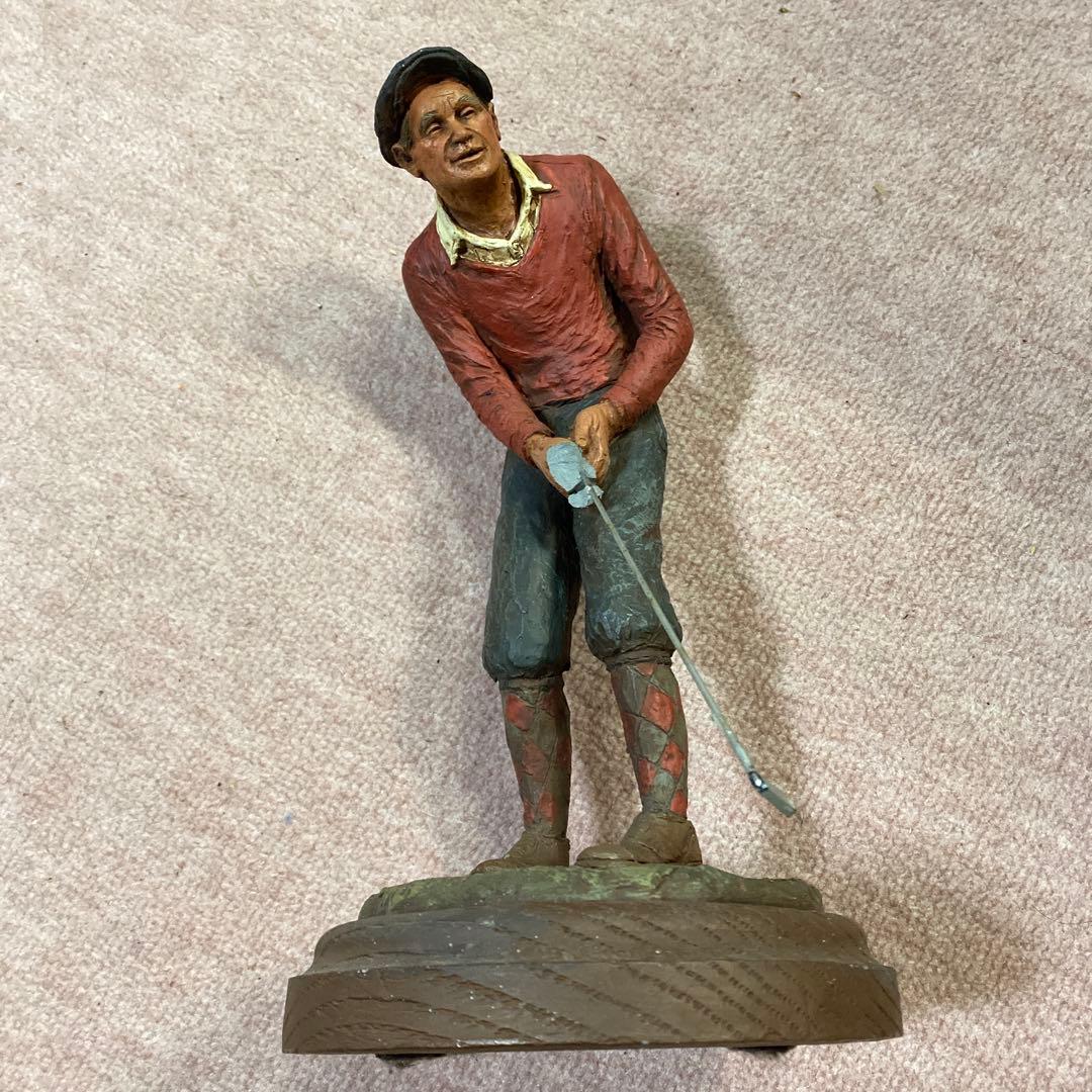 michaelgarman  ゴルフ　人形　ブロンズ像　置物