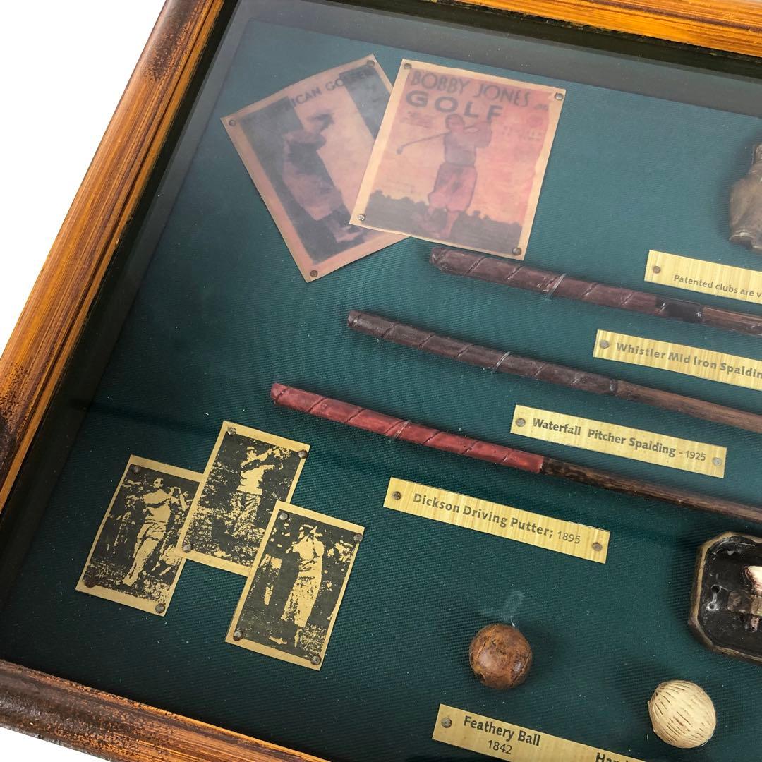 ヴィンテージ ゴルフ 壁掛け 置き物 インテリア