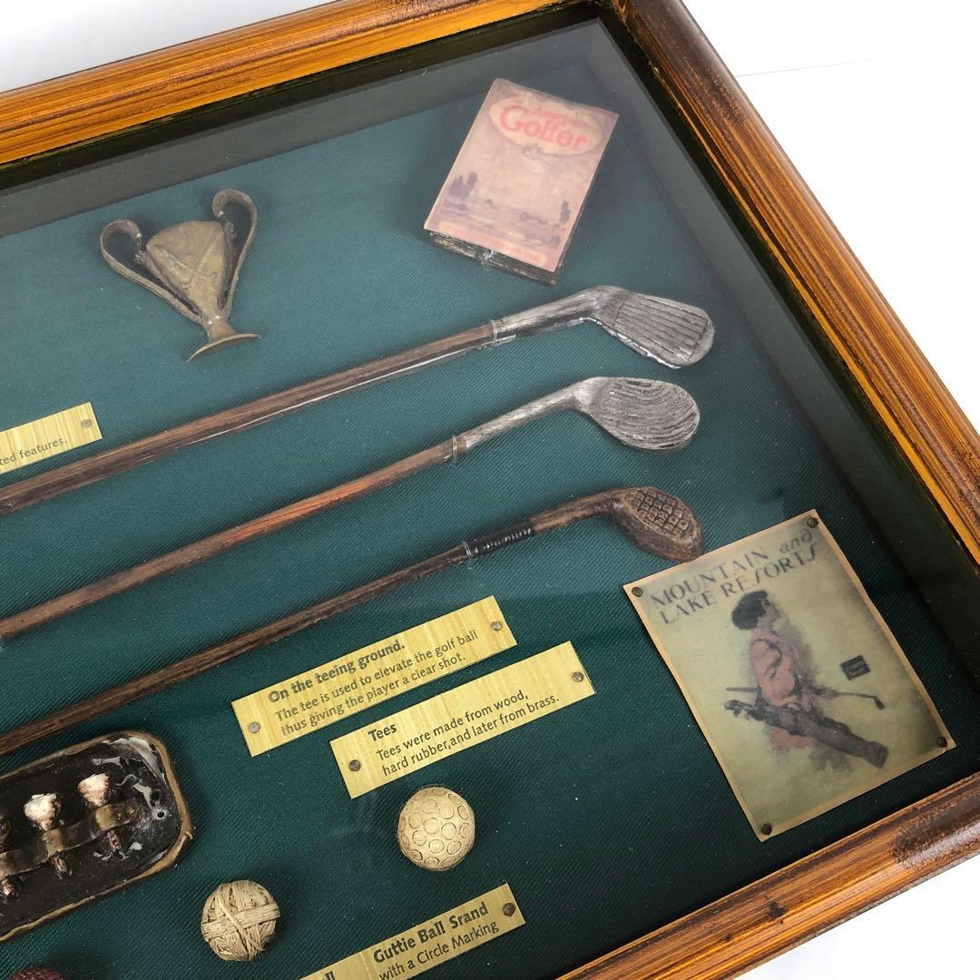 ヴィンテージ ゴルフ 壁掛け 置き物 インテリア