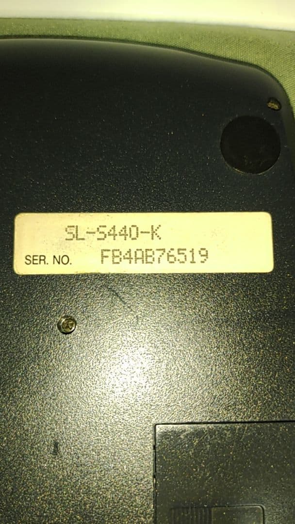 Panasonic SL-S440 ポータブルCDプレーヤー 動作品　ジャンク