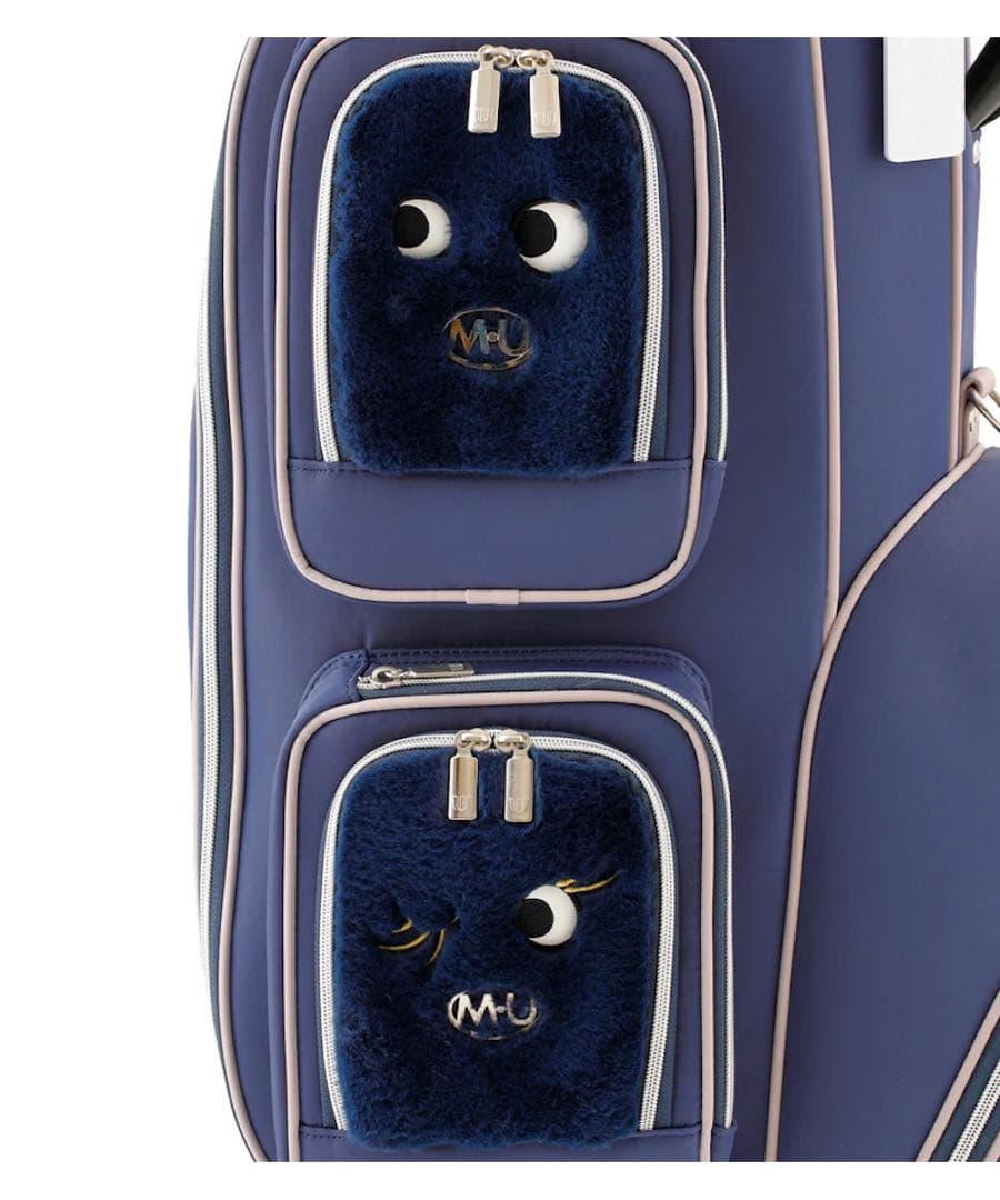キャディバッグレディース エムユー スポーツ M.U SPORTS ネイビー新品