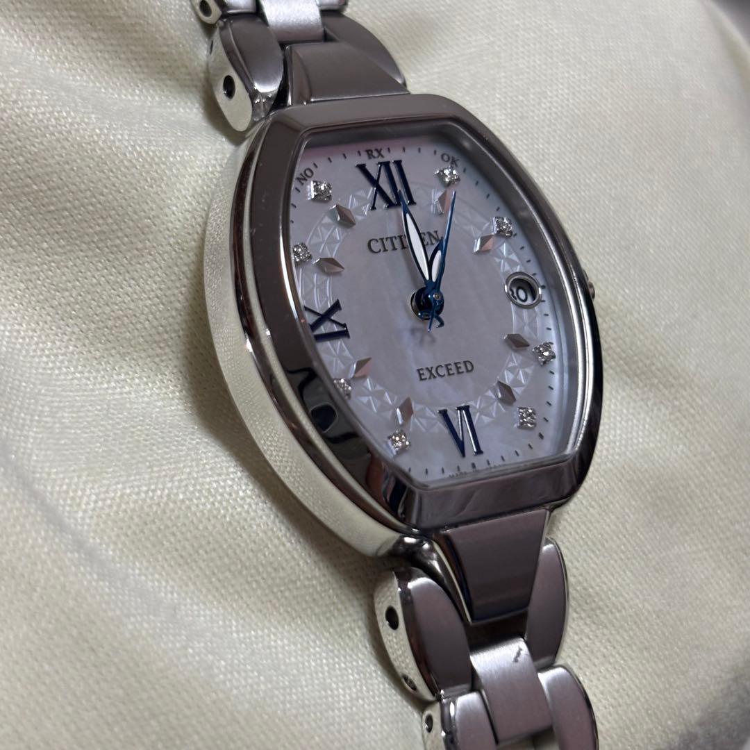 シチズン エクシード 電波ソーラー 8Pダイヤ♡即購入可♡