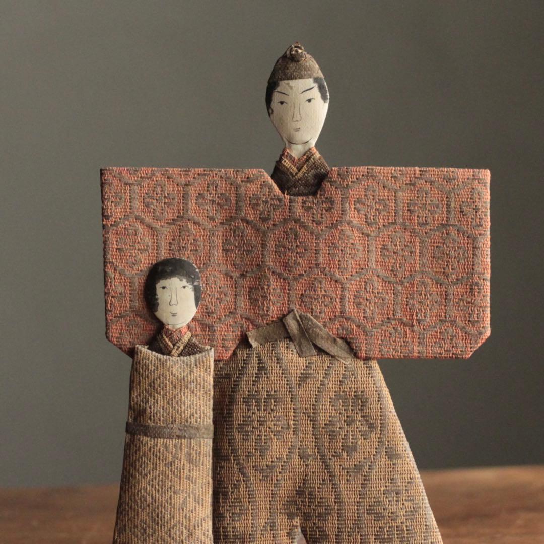 大正〜昭和頃 紙雛 1 立雛 雛人形 古道具 アンティーク