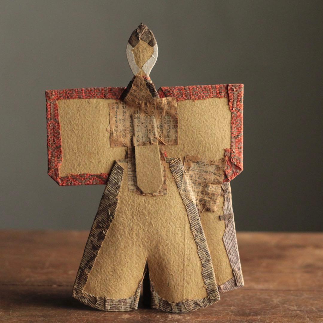 大正〜昭和頃 紙雛 1 立雛 雛人形 古道具 アンティーク