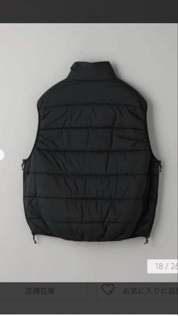 SMKさま24AW daiwa pier39 TECH PUFF VEST S