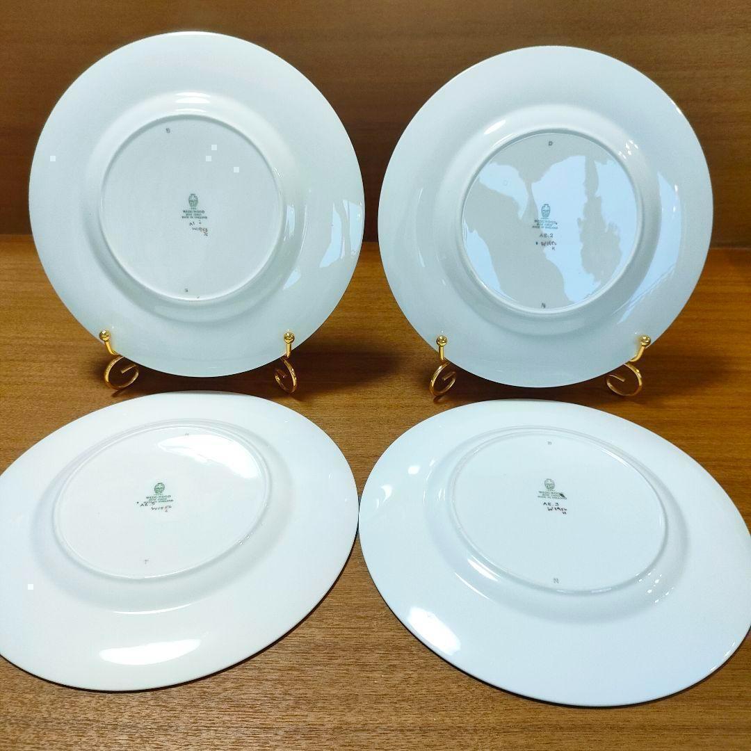 美品★ウエッジウッド フロレンティーン コバルト 4枚セット サラダプレート